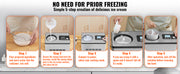 Bild in Galerie-Viewer laden, Amocart Automatic Ice Cream Maker with Built-in Compressor 2 Quart No Pre-freezing Fruit Yogurt Machine Electric Sorbet Maker
