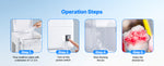 SucceBuy Commercial Ice Shaver Machine 1.8L 300W Premium Motor Stainless Blades for Bar Mixing Seafood Preservation Home Party