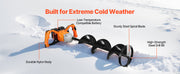 Charger l'image dans la visionneuse de galerie, Amocart Electric Ice Auger Cold-Resistant 2 in 1 Cordless Ice Fishing Augers and Earth Auger with 8" Ices &amp; Earth Drill Bit
