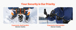 Amocart Electric Ice Auger Cold-Resistant 2 in 1 Cordless Ice Fishing Augers and Earth Auger with 8" Ices & Earth Drill Bit