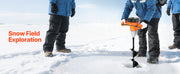 Charger l'image dans la visionneuse de galerie, Amocart Electric Ice Auger Cold-Resistant 2 in 1 Cordless Ice Fishing Augers and Earth Auger with 8" Ices &amp; Earth Drill Bit
