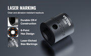 Bild in Galerie-Viewer laden, Amocart 1/2In 26Piece Impact Socket Set Impact Sockets Shallow Socket 6-Point Sockets 1/2 Inches Drive Socket Set Impact Metric
