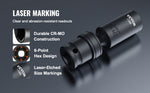 Amocart 360 Degree Swivel Impact Socket Set 3/8" Socket Set Deep Universal Metric 10-19mm 6 Point Cr-Mo Alloy Steel for Repair