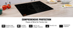 Amocart 4 Burners 30'' Electric Cooktop Induction Stove Top Built-in Magnetic Cooktop with 9 Heating Level Touch Screen Burner