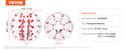 Load image into Gallery viewer, SucceBuy Inflatable Bumper Ball 4FT/1.2M Body Sumo Zorb Balls for Teen &amp; Adult 0.8mm PVC Bubble Balls Bumper Bopper Toys

