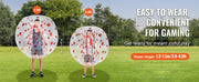Load image into Gallery viewer, SucceBuy Inflatable Bumper Ball 4FT/1.2M Body Sumo Zorb Balls for Teen &amp; Adult 0.8mm PVC Bubble Balls Bumper Bopper Toys
