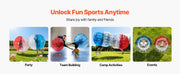 Bild in Galerie-Viewer laden, Amocart 2-Pack 5FT/1.5M Inflatable Bumper Balls 0.8mm Thick Bubble Soccer Balls Inflatable Zorb Balls for Adults or Children
