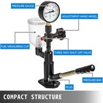 Amocart Diesel Fuel Injector Nozzles Tester with Dual Scale Gauge 6000PSI Engine Fuel Tester Repair Tool for Car Tractor Truck