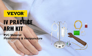 Bild in Galerie-Viewer laden, Amocart Intravenous Practice Arm Kit PVC High Simulation Nurse Blood Drawing Practice Injection Model Arms Medical Kit School
