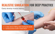 Charger l'image dans la visionneuse de galerie, Amocart Phlebotomy Practice Kit IV Venipuncture Intravenous Training Kit w/ Carrying Bag Practice IV Skills for School Students
