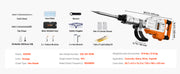 Charger l'image dans la visionneuse de galerie, Amocart Demolition Jack Hammer 1500W/2200W/3500W Jack Hammer Concrete Breaker Heavy Duty Electric Jack Hammer 2/4pcs Chisel
