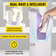 Bild in Galerie-Viewer laden, Amocart Hand Dryer Machinery Automatic High-speed Jet Double-sided Secure Robust Material Blade for Washroom Multicolor
