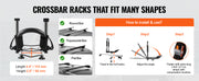 Bild in Galerie-Viewer laden, Amocart Kayak Roof Rack 2 Pairs J-Bar Soft Roof Rack Quick Folding Top Mount Tie Down Carrier for Surf Board Canoe Ski Board
