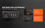 Amocart 48 PCS Key Cabinet Key Lock Box with Adjustable Racks Security Key Storage Box Key Organizer for School Office Hotle
