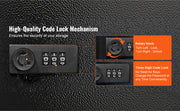 Bild in Galerie-Viewer laden, Amocart 48 PCS Key Cabinet Key Lock Box with Adjustable Racks Security Key Storage Box Key Organizer for School Office Hotle
