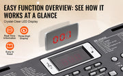 Bild in Galerie-Viewer laden, Amocart 61 Key Digital Keyboard Piano Electric Portable Piano 200 Tones 200 Rhythms or 600 Tones 500 Rhythms for Beginner Use
