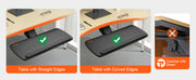 Bild in Galerie-Viewer laden, Amocart Keyboard Tray under Desk Adjustable Height &amp; Angle Keyboard Tray Slide out &amp; Holder for Typing in Home and Office Work
