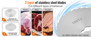 Load image into Gallery viewer, Amocart Electric Shawarma Knife, Cordless Battery Professional Turkish Knife Commercial Stainless Steel Gyro Cutter
