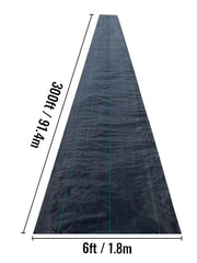 Charger l'image dans la visionneuse de galerie, Amocart Landscape Fabric 6ftx300ft Geotextile Fabric Durable Heavy Duty 1.5oz Ground Cover Woven For Commercial Greenhouse Yard
