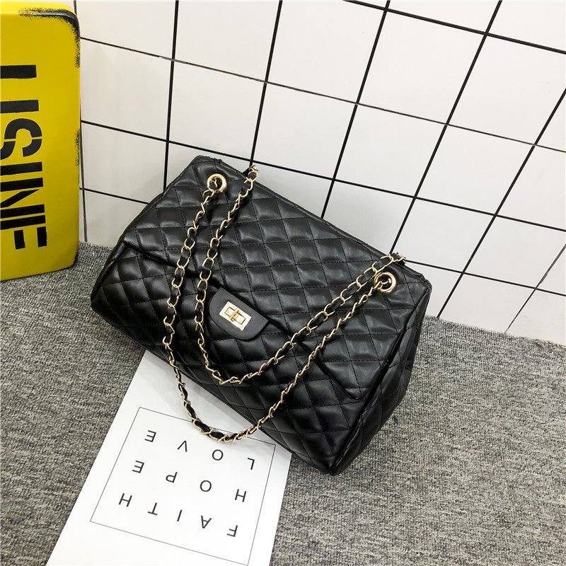 Large capacity rhombus ladies bag - AMOCARTb7b12aedede9cc1025c7c4032c014467