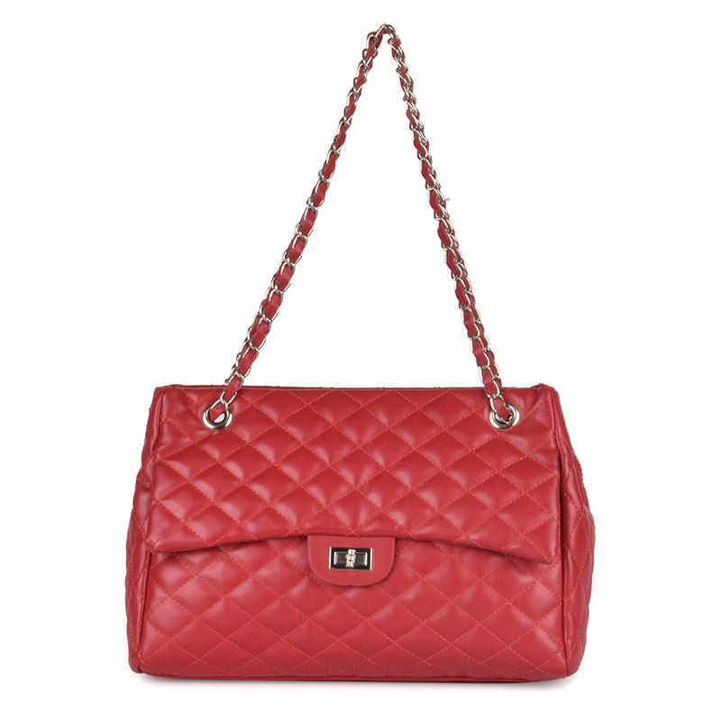 Large capacity rhombus ladies bag - AMOCARTad62be33c9fbe99c5cbfb5f3f341ae84