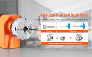 Load image into Gallery viewer, Amocart Metal Lathe Chuck 4-Jaw 2.75" or 3.75" Diameter Turning Machine Accessories Self-centering Tool for Precision Machining
