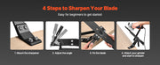 Bild in Galerie-Viewer laden, Amocart Lawn Mower Blade Sharpener 15° - 45° Adjustable Lawnmower Blade Sharpening Tool Compatible with Most Angle Grinders

