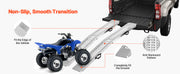 Bild in Galerie-Viewer laden, Amocart 1000lbs Steel Ramps 2Pcs Ramps with Wider Ramp Surface Universal Stable Loading Ramp with Handles Fit for ATV UTV Motor
