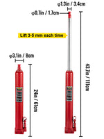 Amocart Hydraulic Jack 3/4/8/12 Ton Car Hydraulic Long Ram Jack Manual Engine Lift Hoist Cherry Picker Mechanical Workshop Tool