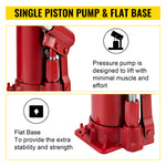 Amocart Hydraulic Jack 3/4/8/12 Ton Car Hydraulic Long Ram Jack Manual Engine Lift Hoist Cherry Picker Mechanical Workshop Tool