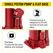 Charger l'image dans la visionneuse de galerie, Amocart Hydraulic Jack 3/4/8/12 Ton Car Hydraulic Long Ram Jack Manual Engine Lift Hoist Cherry Picker Mechanical Workshop Tool
