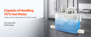 Charger l'image dans la visionneuse de galerie, SucceBuy Macerator Pump 500W 29 GPM Flow 26ft/8m Head Sewerage Toilet Pump for Kitchen, Basement, Shower, Sink, Laundry, Bathtub
