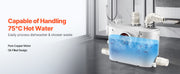 Charger l'image dans la visionneuse de galerie, Amocart Macerator Pump 500W/700W/900W/1200W Waste Water Disposal Upflush Machine for Toilet, Basement, Shower, Laundry, Bathtub
