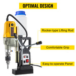 SucceBuy 1100W Magnetic Drill Press 7/12 Bits 40mm Electric Mag Bench Tapping Drilling Rig Machine