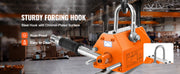 Load image into Gallery viewer, Amocart 100KG-2000KG Permanent Magnetic Lifter Pulling Capacity 2.5 Safety Factor Neodymium &amp; Steel Lifting Magnet Lift Magnets
