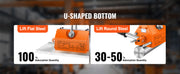 Bild in Galerie-Viewer laden, SucceBuy 100KG-2000KG Permanent Magnetic Lifter Pulling Capacity 2.5 Safety Factor Neodymium &amp; Steel Lifting Magnet Lift Magnets
