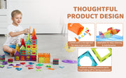 Charger l'image dans la visionneuse de galerie, Amocart 180PCS Magnetic Building Blocks Construction Children Magnet Tiles Montessori Educational Toys for Kids Birthday Gifts
