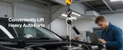 Charger l'image dans la visionneuse de galerie, Amocart 0.25/0.5T Manual Lever Chain Hoist Come Along 5/10/20ft Lift Height with Dual Pawl Brake &amp; Hooks for Warehouse Garage
