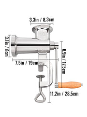Charger l'image dans la visionneuse de galerie, Amocart Manual Meat Grinder 304 Stainless Steel Hand Meat Grinder with Steel Table Clamp Meat Mincer Sausage Maker
