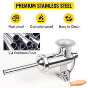 Charger l'image dans la visionneuse de galerie, Amocart Manual Meat Grinder 304 Stainless Steel Hand Meat Grinder with Steel Table Clamp Meat Mincer Sausage Maker
