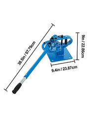 Charger l'image dans la visionneuse de galerie, Amocart Pipe Bender YP-9Manual Bench Steel Tube Bending Kit with 7Dies 1-3inMultifonction Compact Flat Bar Rod Brake Bends Tool
