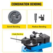 Bild in Galerie-Viewer laden, Amocart Universal Metal Bender SBG-40 Multifunction Spiral Steel Plate Round Square Flat Bar Bending Tool for Metal Production
