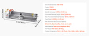 Load image into Gallery viewer, Amocart 8.7 x 39 in Bench Power Metal Lathe Automatic Feed Variable Speed 1250W Brushless Motor for Processing Precision Parts
