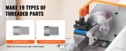 Load image into Gallery viewer, Amocart 8.7 x 39 in Bench Power Metal Lathe Automatic Feed Variable Speed 1250W Brushless Motor for Processing Precision Parts
