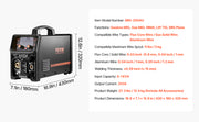 Charger l'image dans la visionneuse de galerie, Amocart 5-in-1 MIG Welder 200Amp Pluse Mig Welding Machine Gas MIG/Flux Core MIG/Stick/Lift TIG/AU TIG with LCD Screen Display
