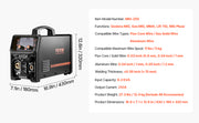 Charger l'image dans la visionneuse de galerie, Amocart 5-in-1 MIG Welder 200Amp Pluse Mig Welding Machine Gas MIG/Flux Core MIG/Stick/Lift TIG/AU TIG with LCD Screen Display
