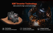 Bild in Galerie-Viewer laden, Amocart MIG Welder 130Amp Mig Welding Machine 3-in-1 Portable Mig Welder with IGBT Inverter Technology Digital Display Screen
