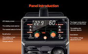 Charger l'image dans la visionneuse de galerie, Amocart 5-in-1 MIG Welder 200Amp Pluse Mig Welding Machine Gas MIG/Flux Core MIG/Stick/Lift TIG/AU TIG with LCD Screen Display
