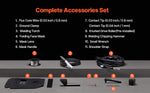 Amocart MIG Welder 130Amp Synergic Mig Welding Machine Gasless Flux Core Welder Portable Mig Welder with Digital Display Screen