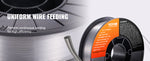 Amocart 0.03/0.035 Inch Flux Cored Welding Wire Carbon Steel Iron MIG Welding Machine Welder Accessories For Soldering